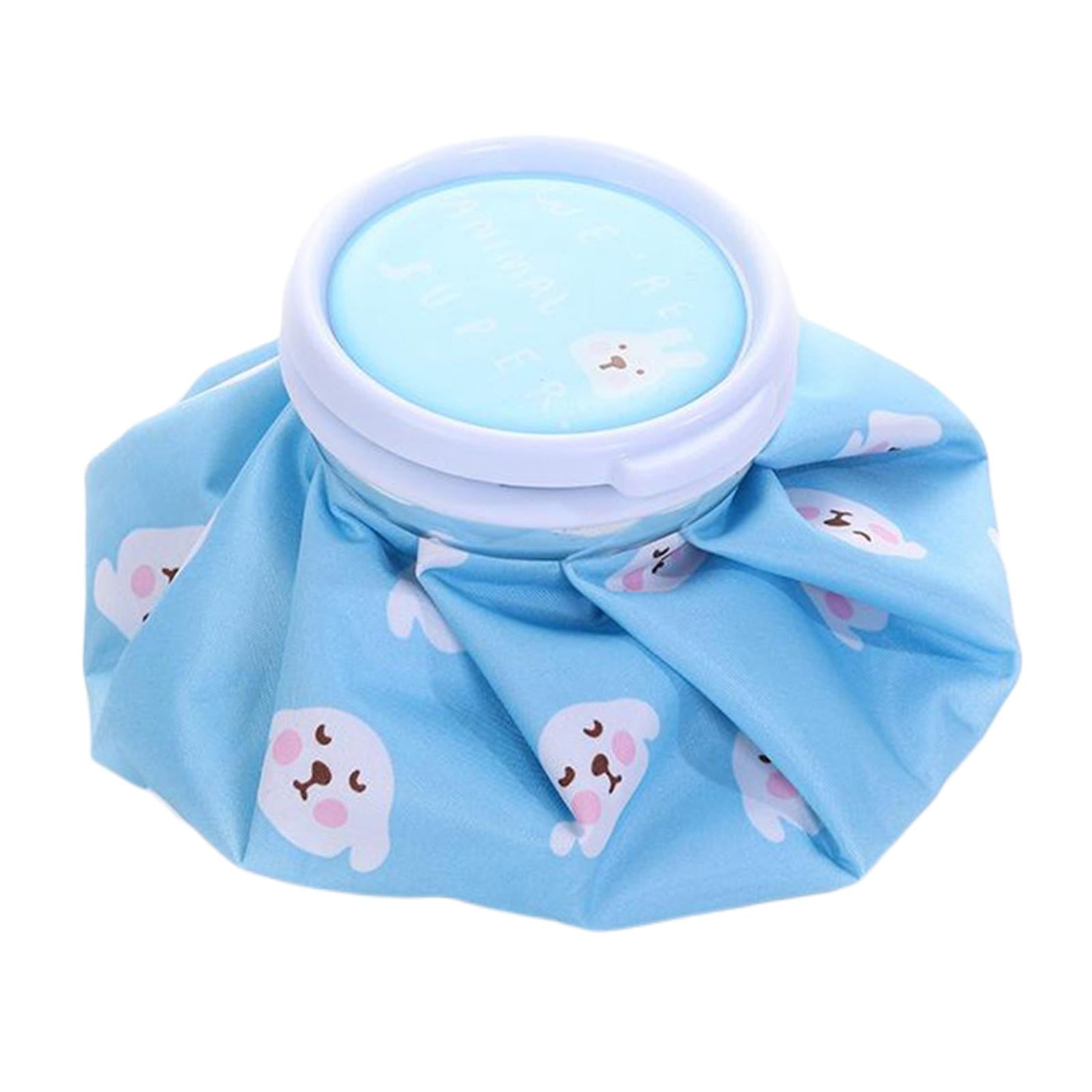 PVC Ice/Hot Water Bottle Reusable Bag for Knee Head Leg Muscle Injury Blue