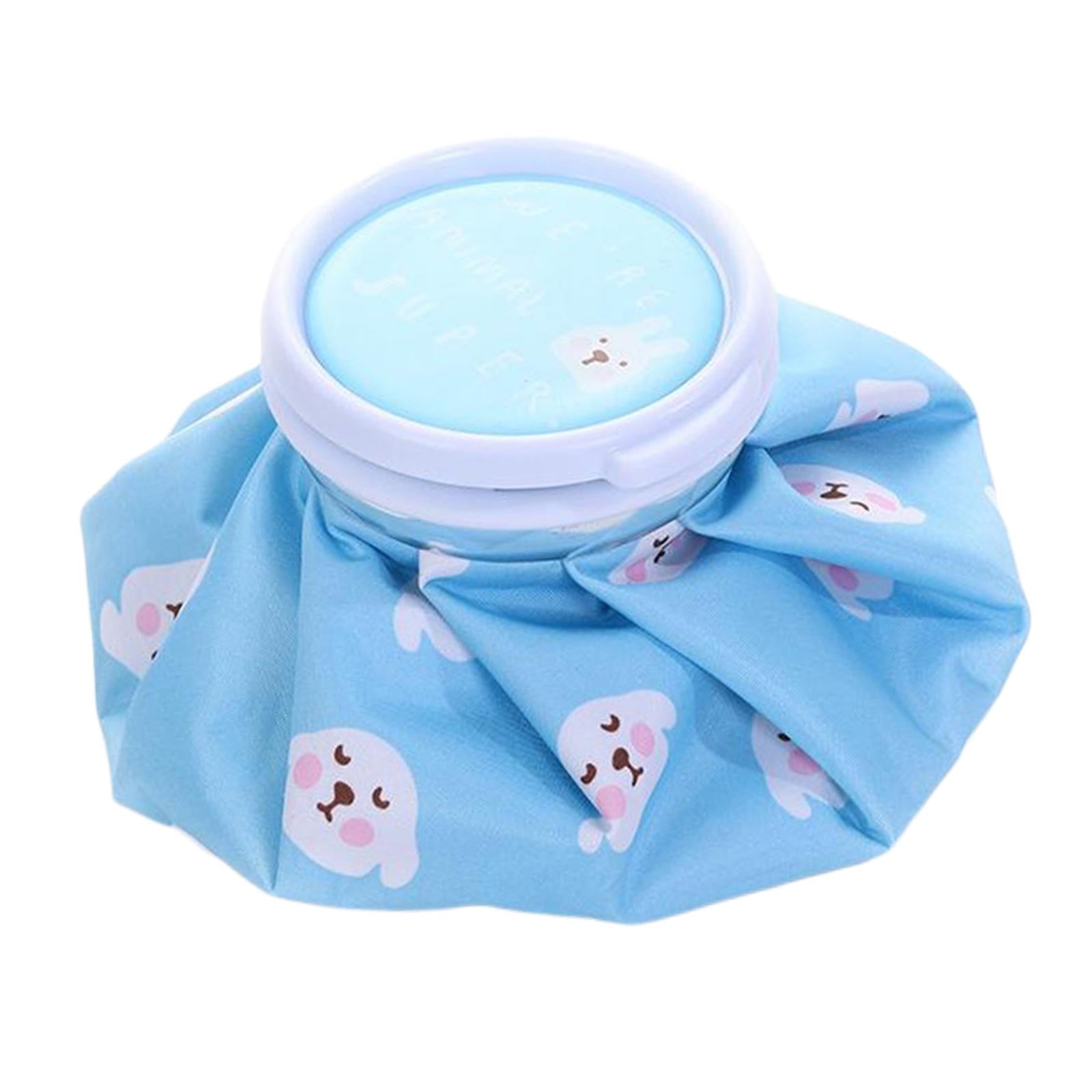 PVC Ice/Hot Water Bottle Reusable Bag for Knee Head Leg Muscle Injury Blue