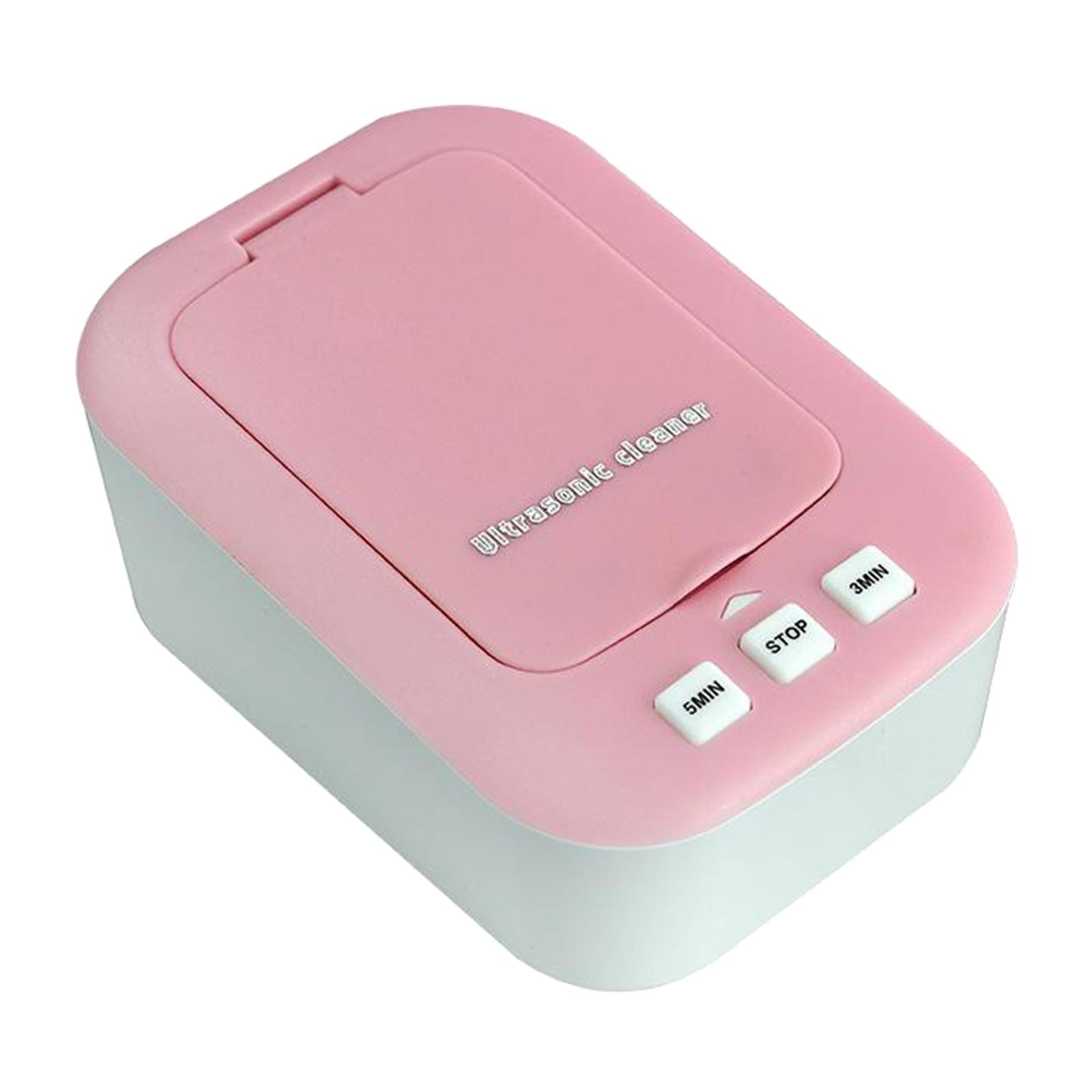 Contact Lens Cleaner Machine Fast Vibration for Soft Lens RGP Lens pink