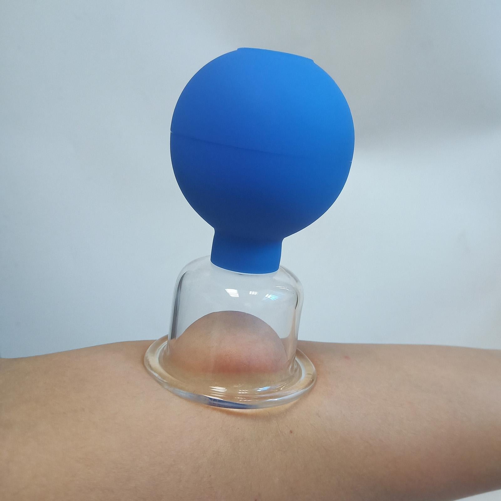 Glass Safety Vacuum Cupping for Massage Back Face Arm Back Chineses Therapy diameter 0.59inch