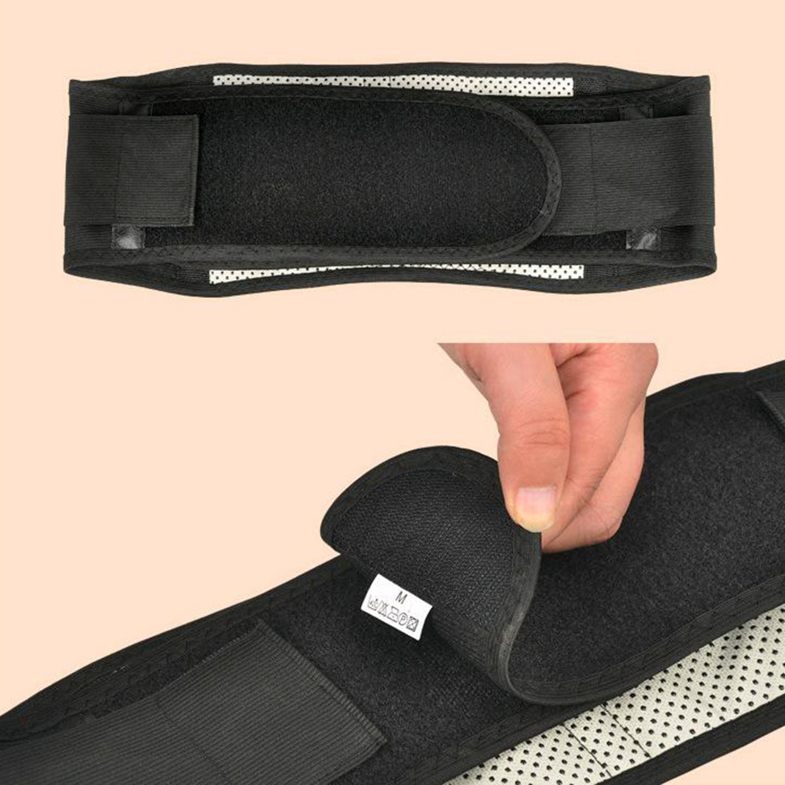 Adjustable Magnetic Therapy Self-Heating Back Waist Support Belt Strap XL