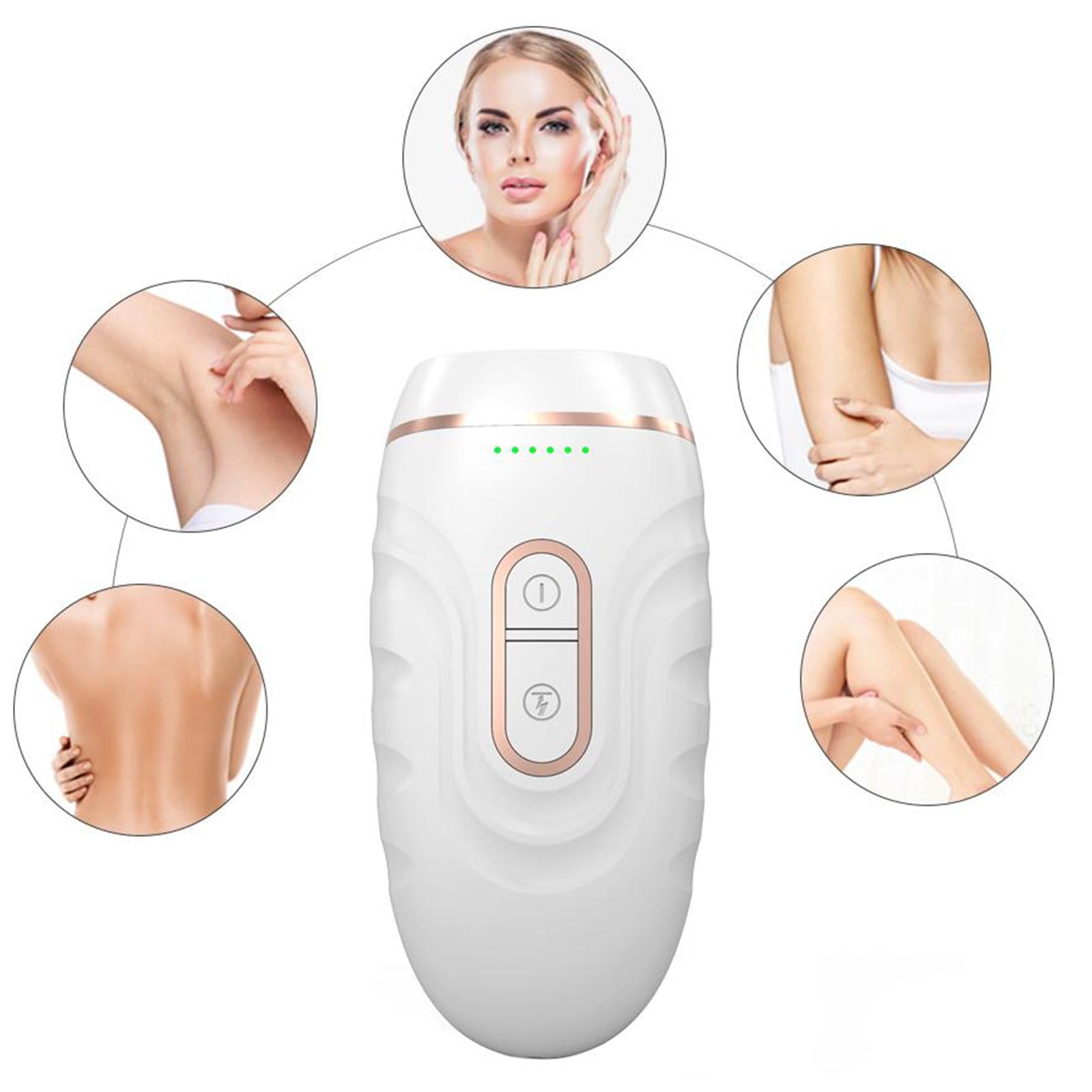 Laser Hair Removal 999999 Pulses Permanent Hair Removal Device EU White