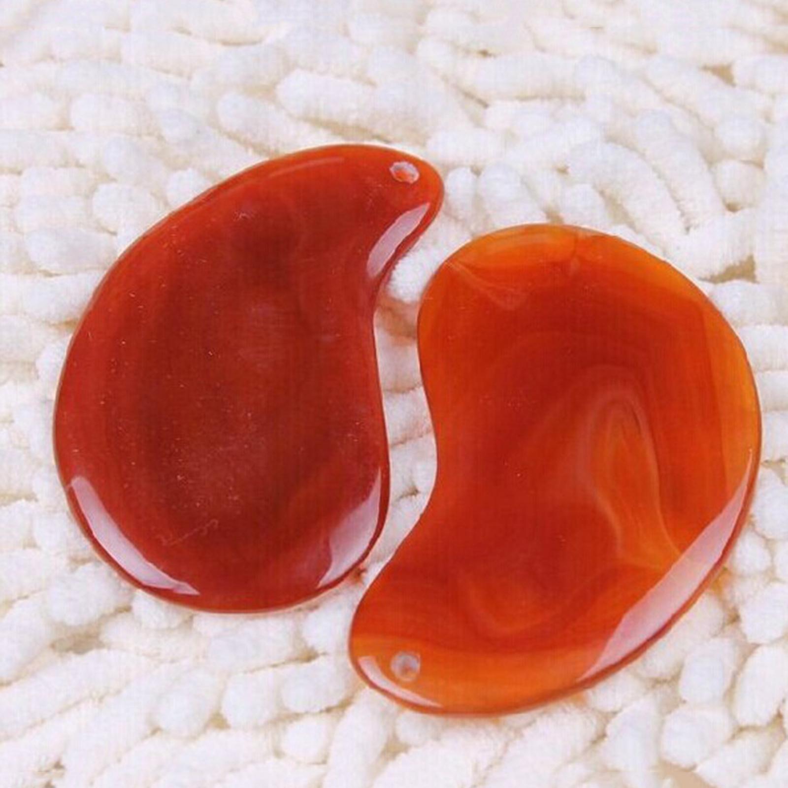 Red Jade Roller Gua Sha Scraping Massage Face Facial Tool Shape 02