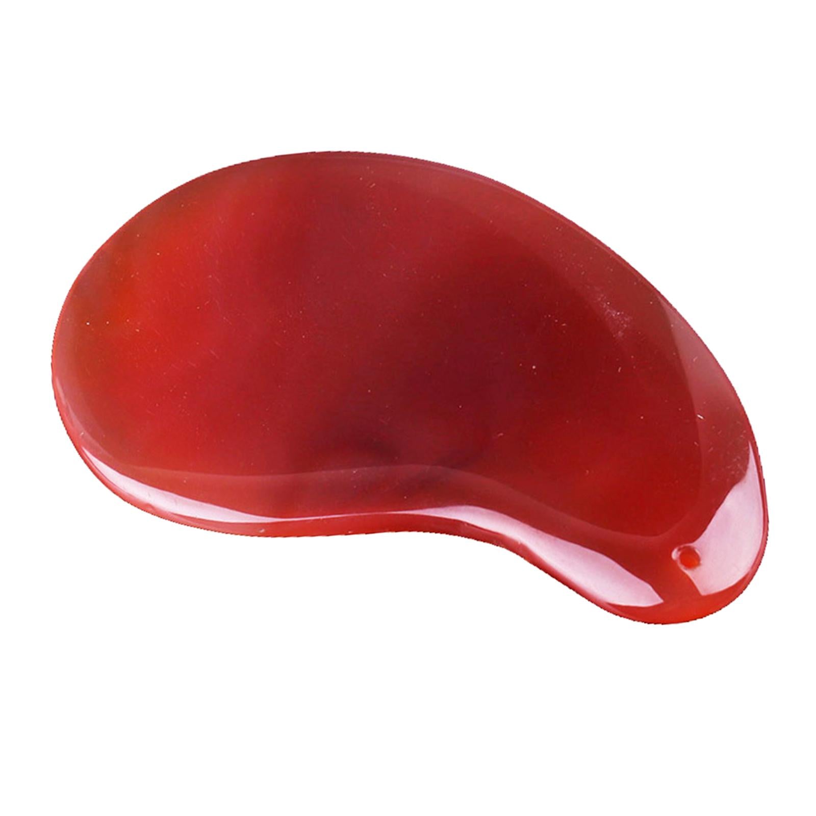 Red Jade Roller Gua Sha Scraping Massage Face Facial Tool Shape 02