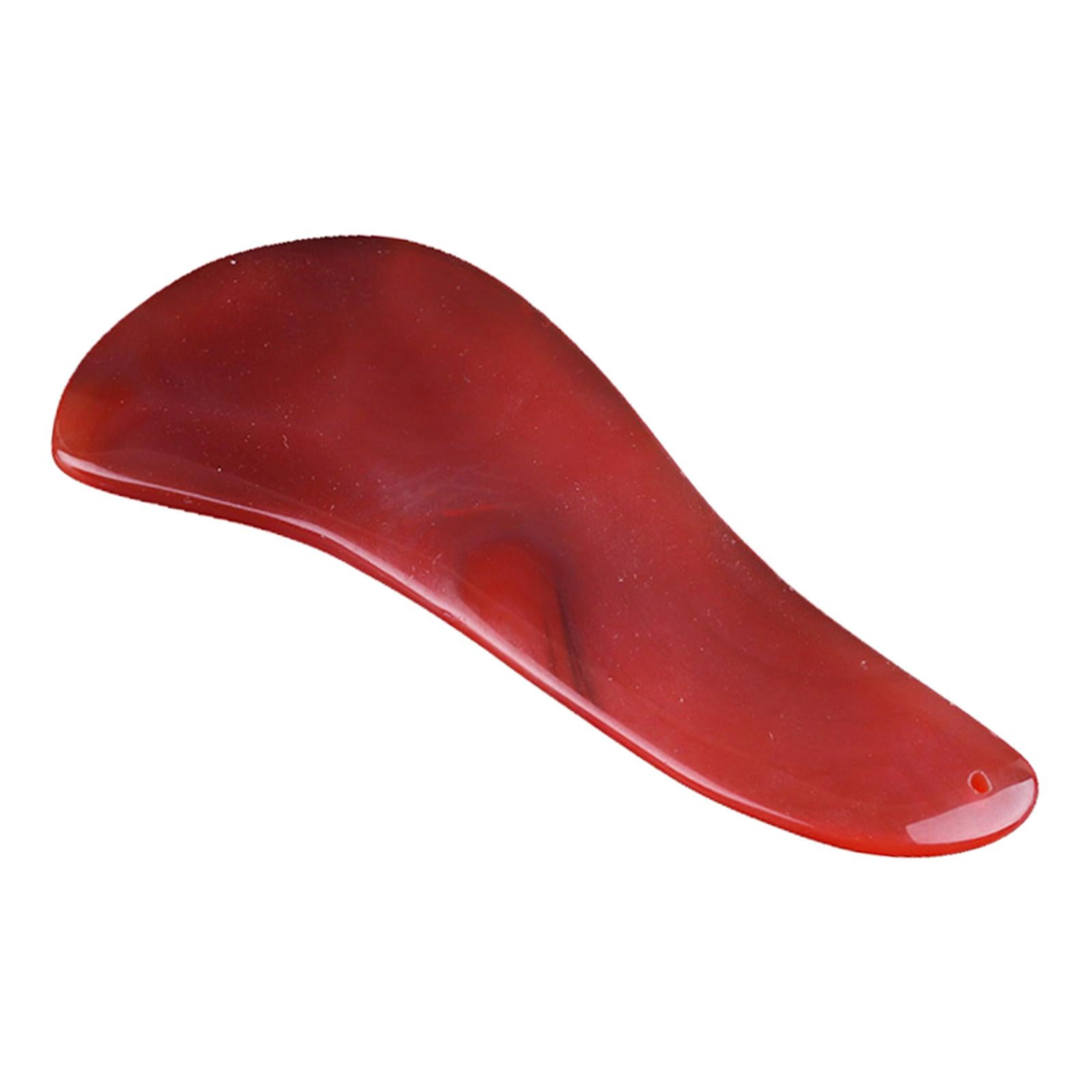 Red Jade Roller Gua Sha Scraping Massage Face Facial Tool Shape 05