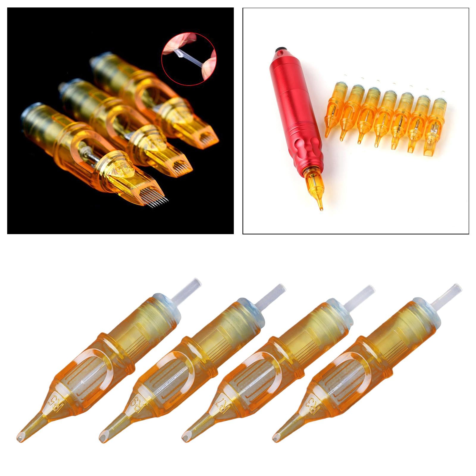 Professional Disposable Standard Tattoo Makeup Needles Cartridges 1203RL