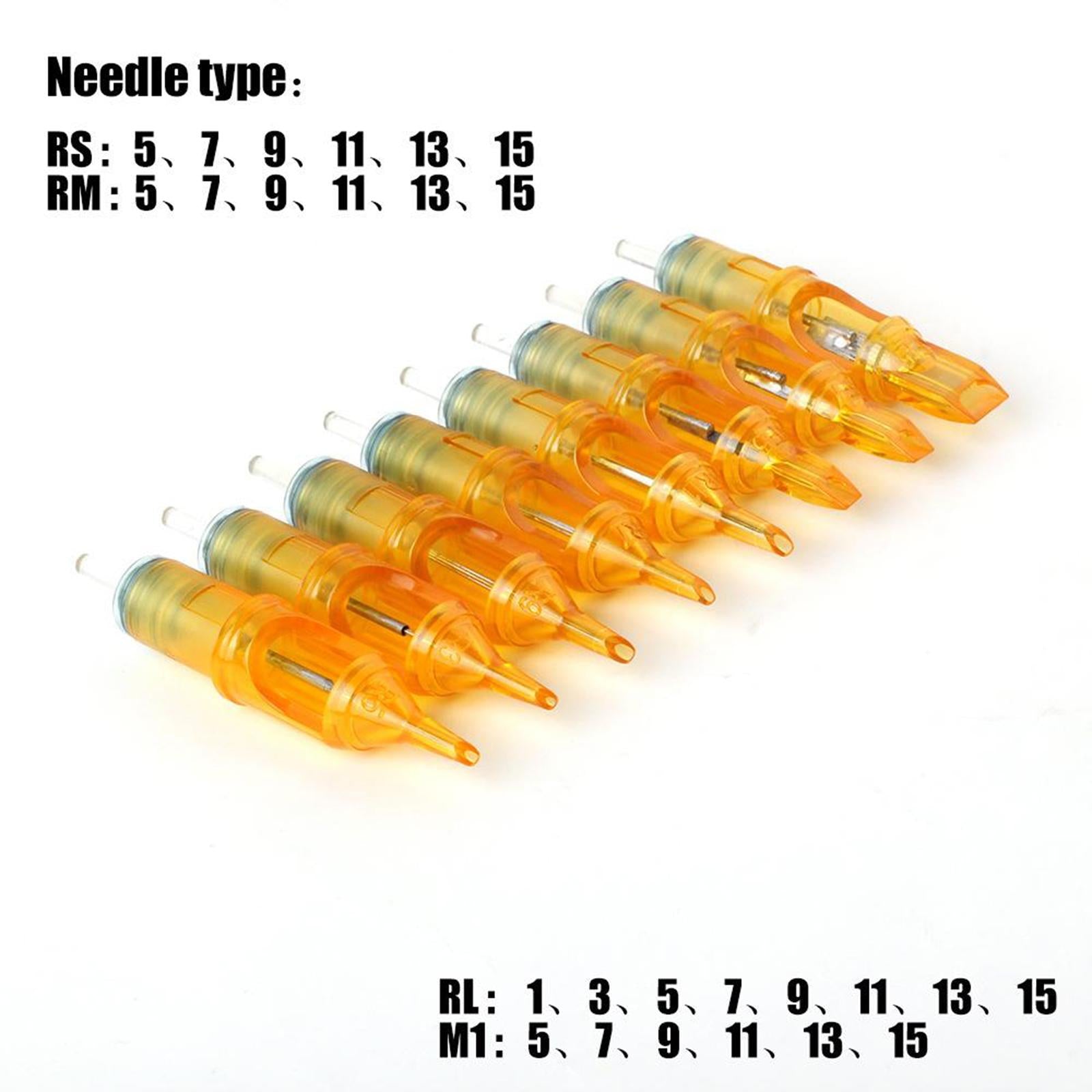 Professional Disposable Standard Tattoo Makeup Needles Cartridges 1205RL