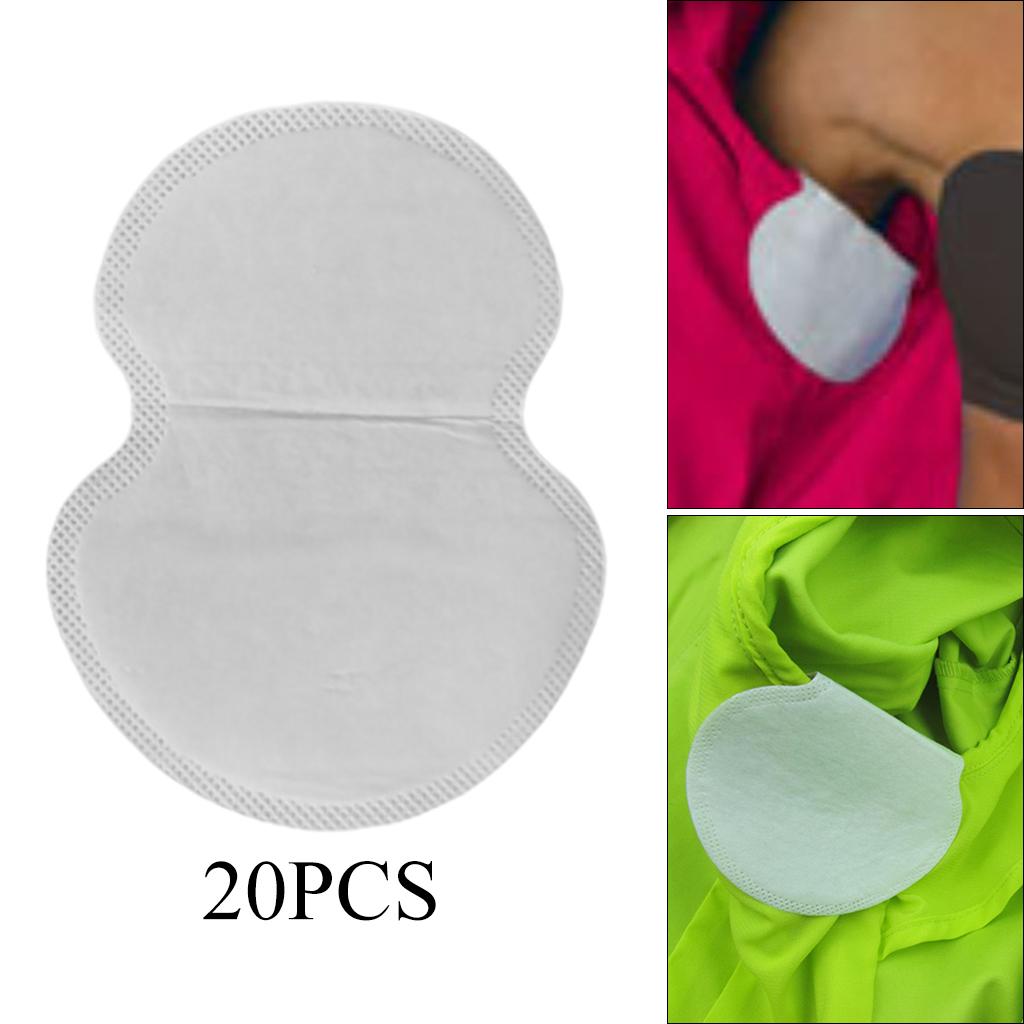 Summer Under Arm Sweat Pad Stickers Antiperspirant Guard Sheet Shield 20Pcs