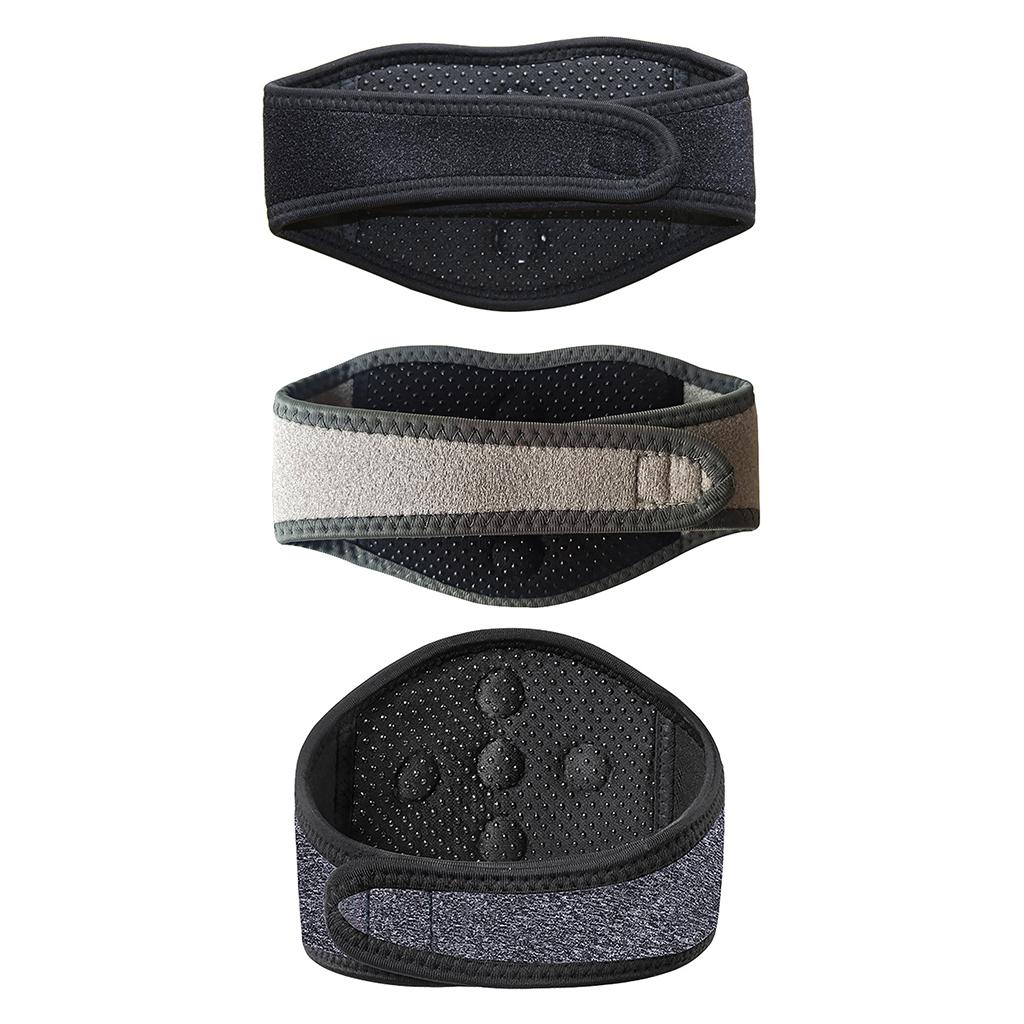 Tourmaline Magnetic Self-Heating Neck Heat Band Pad Brace Support Grey
