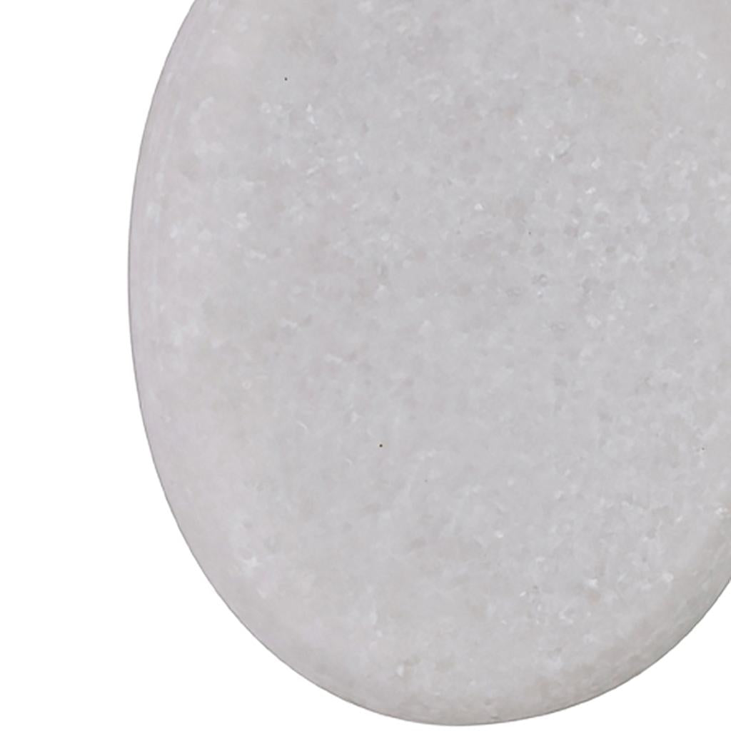 Oval Hot Massage Stone Heated Stones Warmer Rock for Spa Massage Therapy 80 x 60x16mm