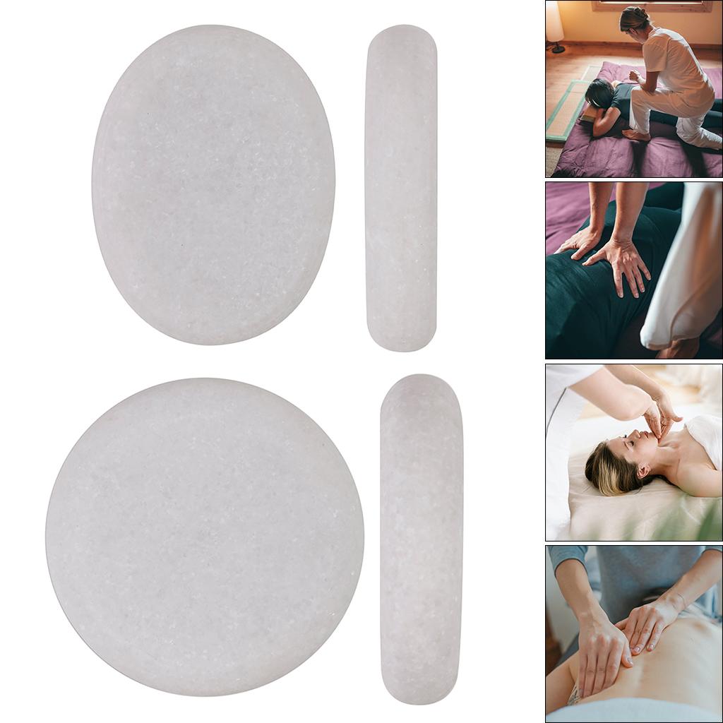Oval Hot Massage Stone Heated Stones Warmer Rock for Spa Massage Therapy 80 x 60x16mm