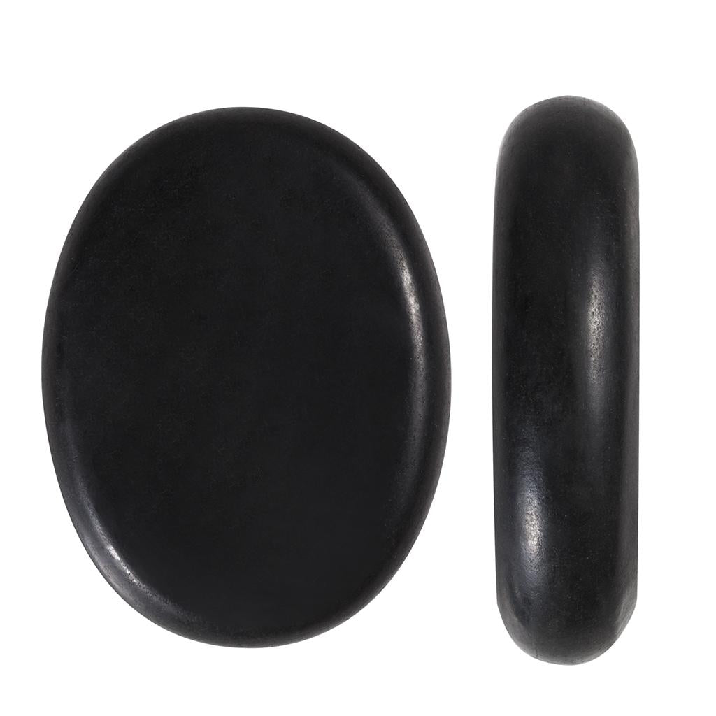 4 Pcs Professional Large Massage Stone Set Basalt Hot Rocks Stones Relaxing 6x8x1.8cm