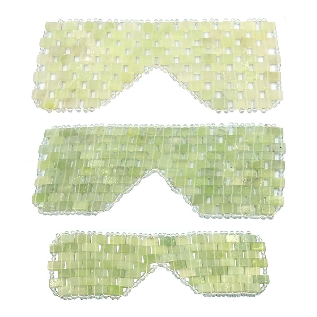 Cooling Jade Sleep Mask Eye Mask for Relaxation Dark Circles Remove wrinkles Small sparse style