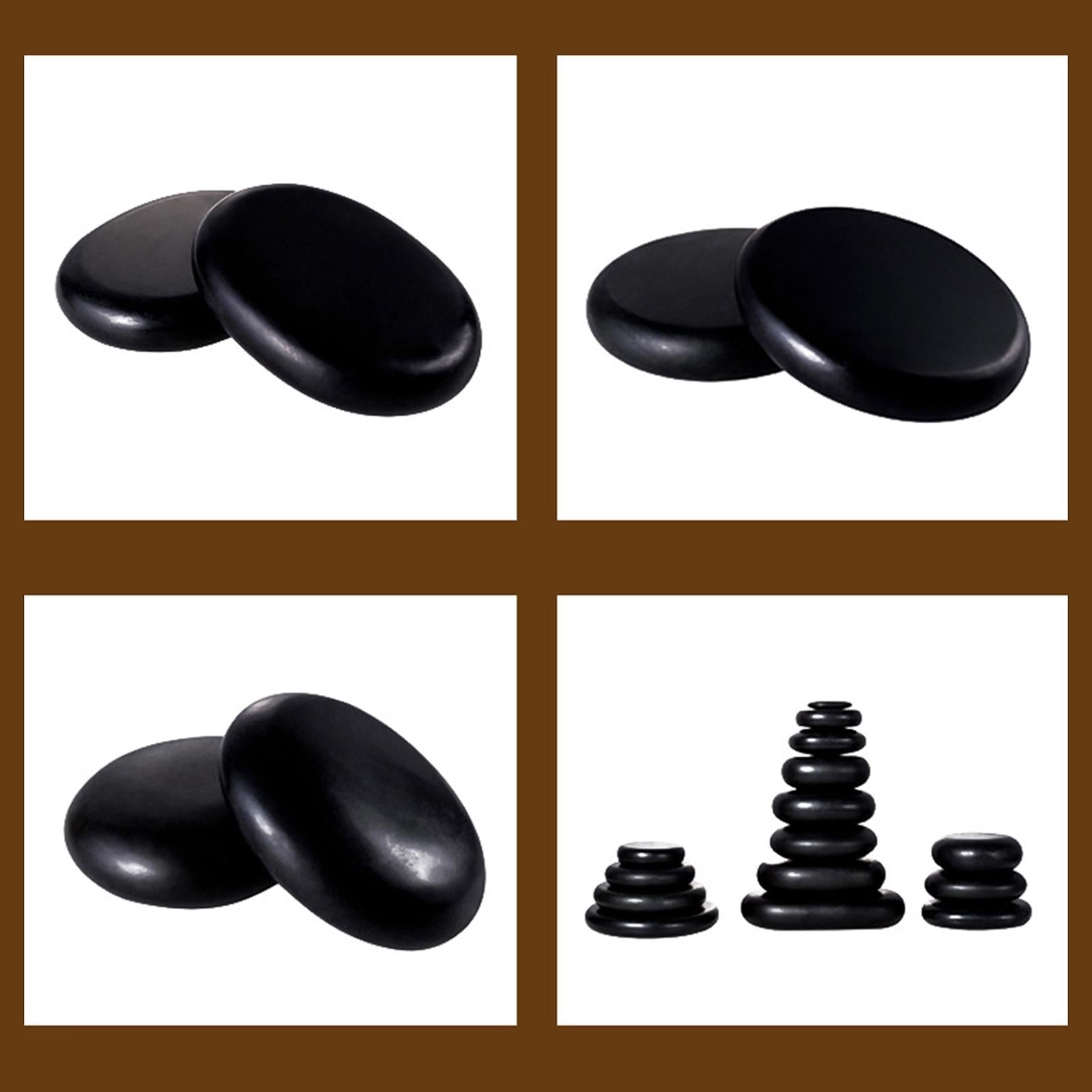 Natural Facial Spa Therapy Massage Stones Pain Relief Hot Stone 8x8x3cm