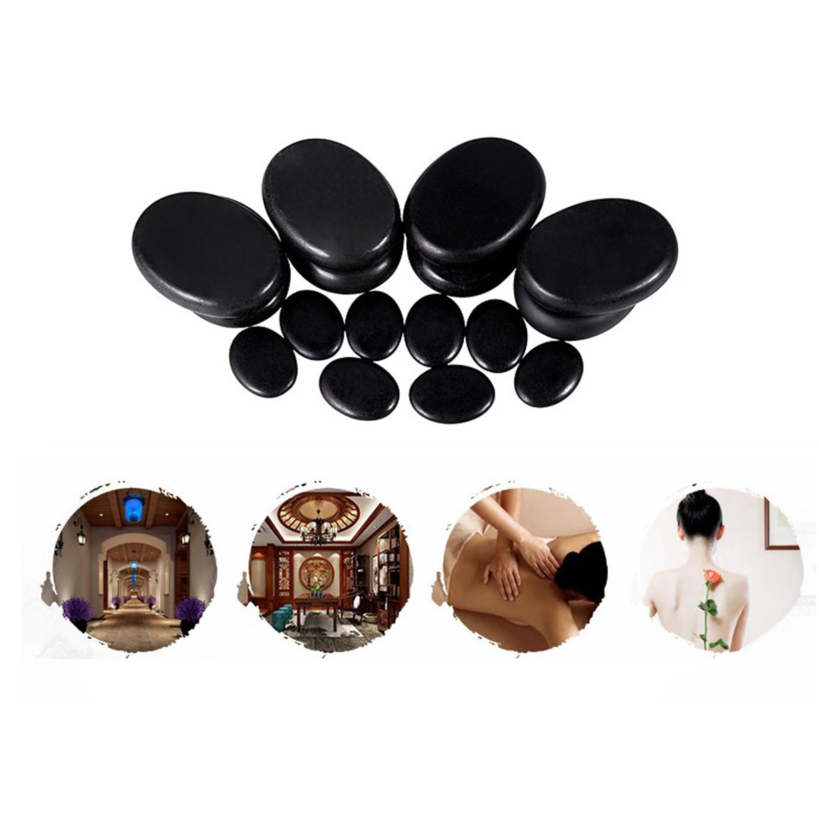 Natural Facial Spa Therapy Massage Stones Pain Relief Hot Stone 8x8x3cm