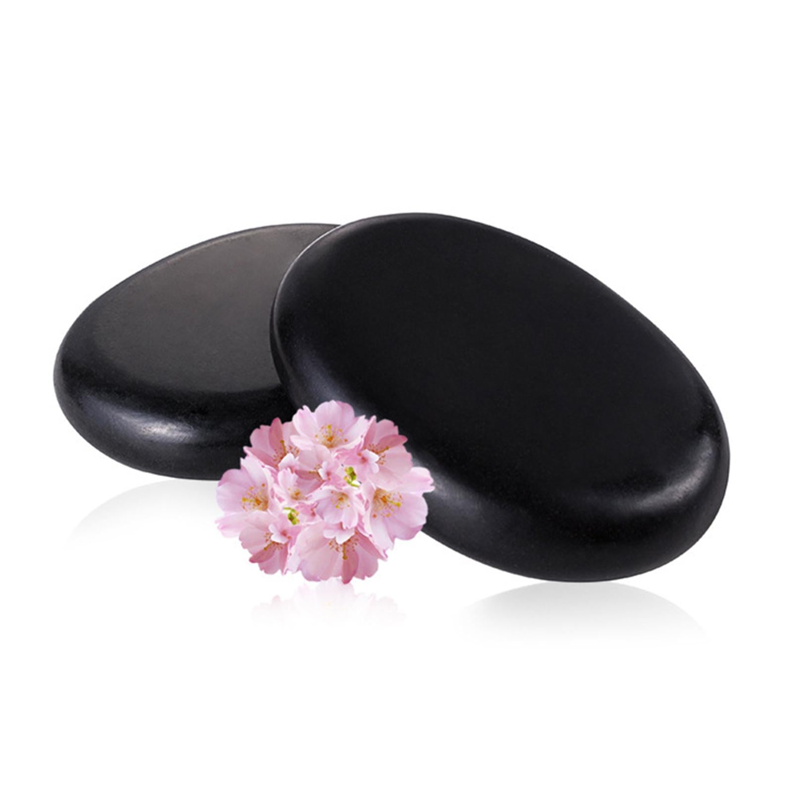 Natural Facial Spa Therapy Massage Stones Pain Relief Lava Basalt 9x7cm