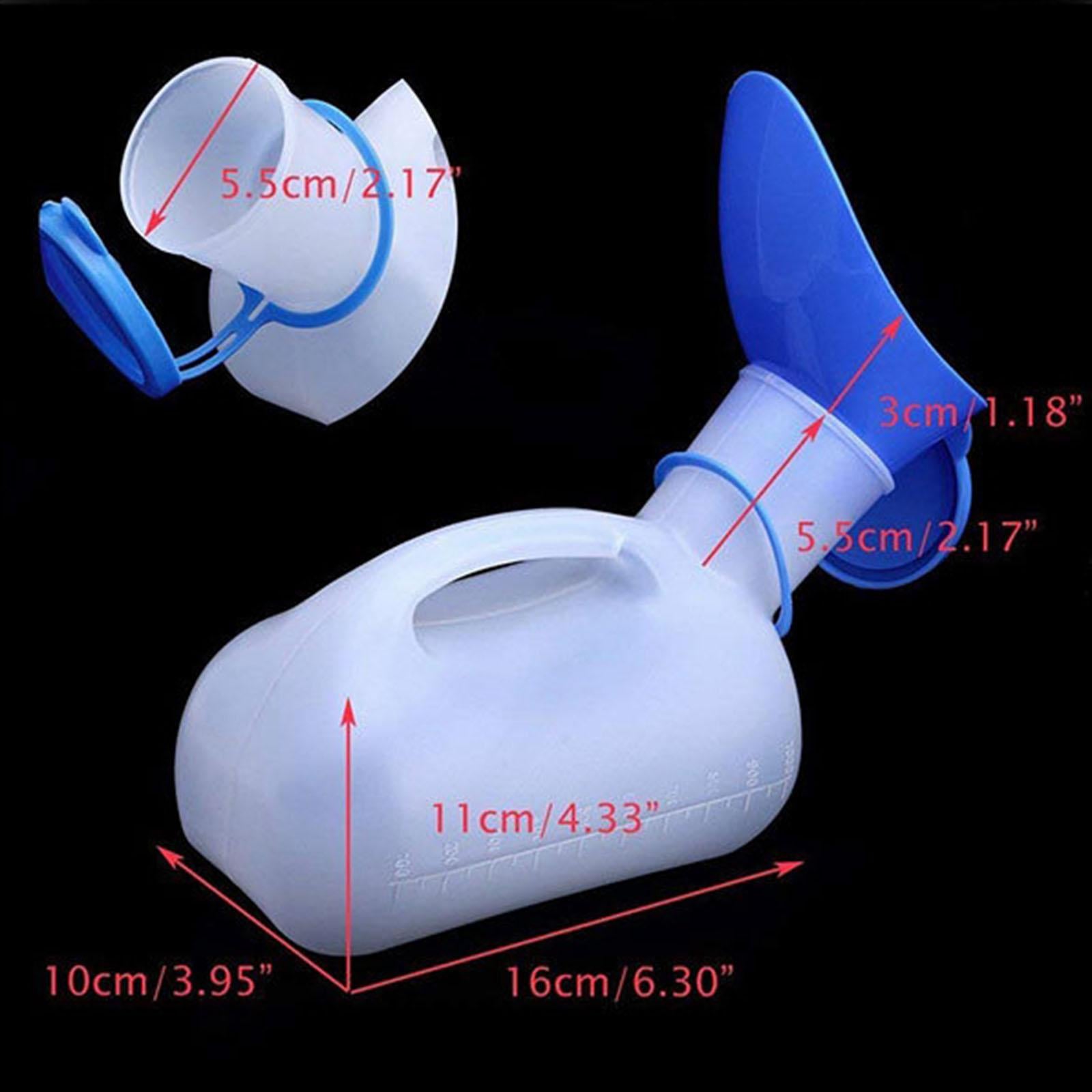 Portable Unisex Potty Urinal for Car Bedpans Pee Bottle Plastic Can for Car