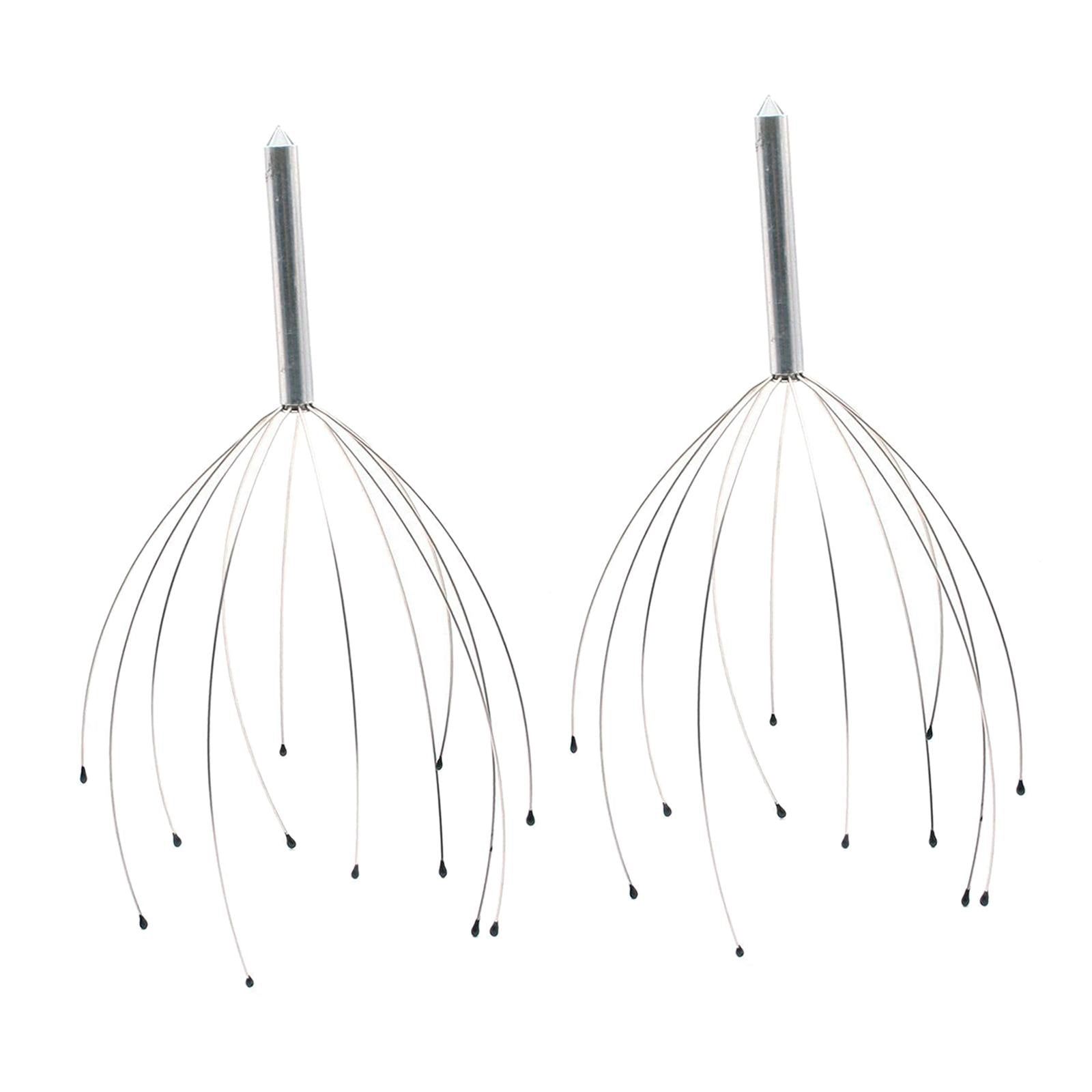 Scalp Massagers Tool Handheld Head Massage Tingler silver