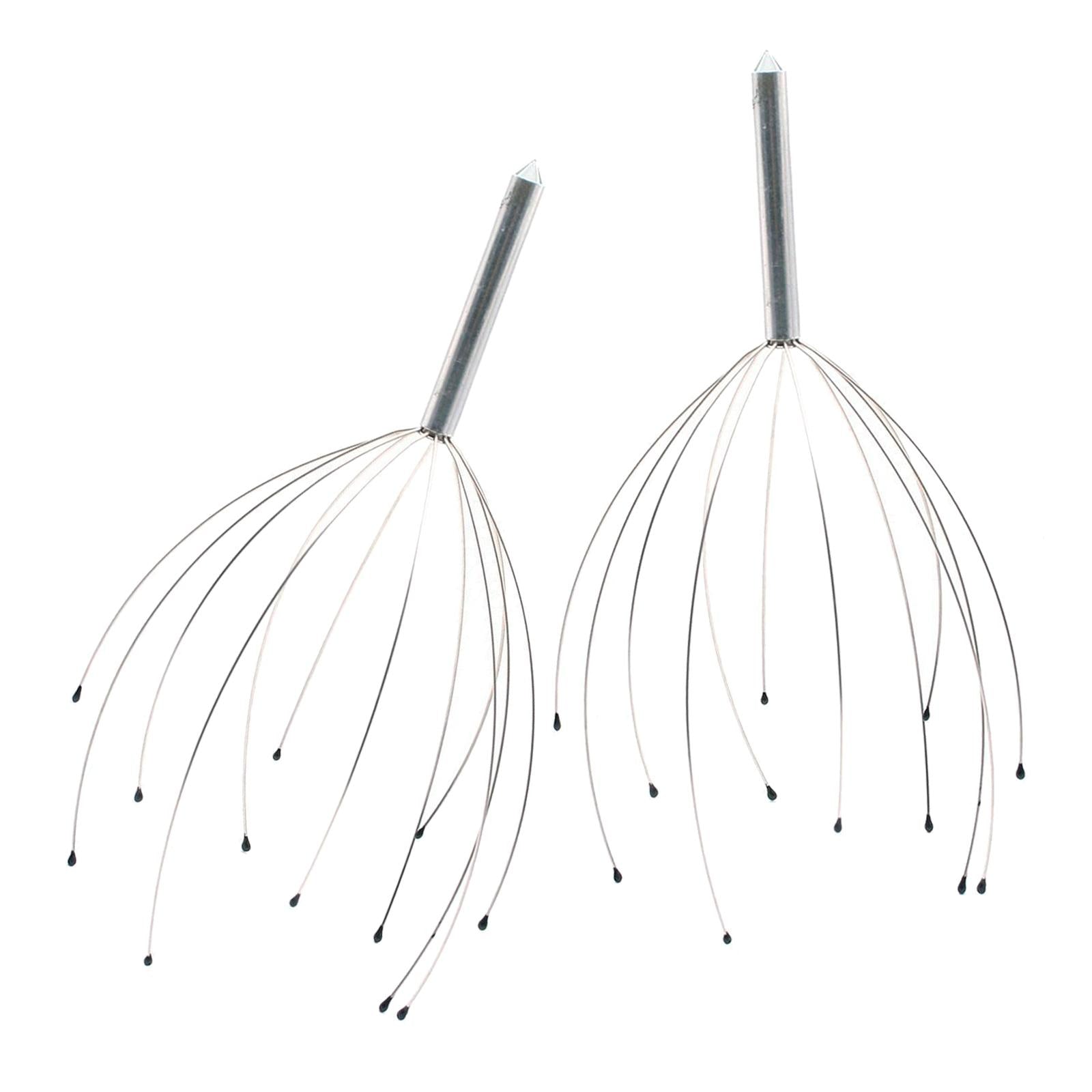 Scalp Massagers Tool Handheld Head Massage Tingler silver