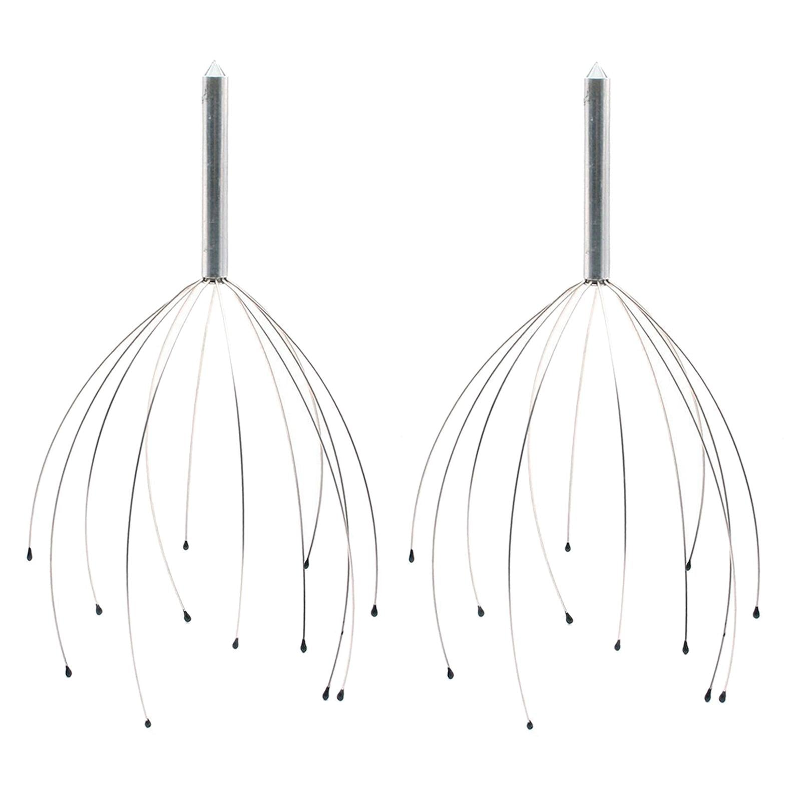 Scalp Massagers Tool Handheld Head Massage Tingler silver