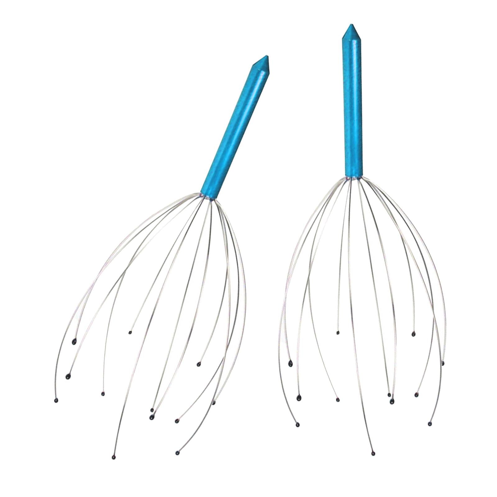 Scalp Massagers Tool Handheld Head Massage Tingler blue