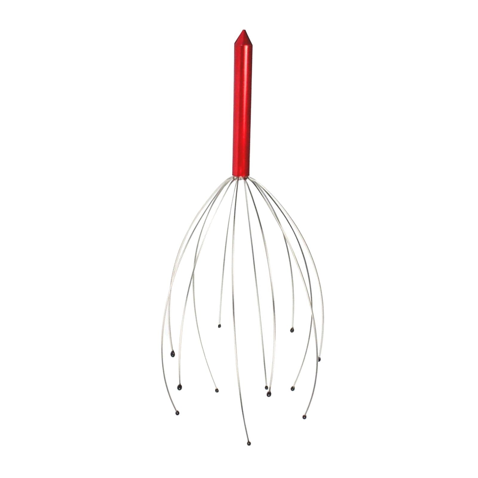 Scalp Massagers Tool Handheld Head Massage Tingler red