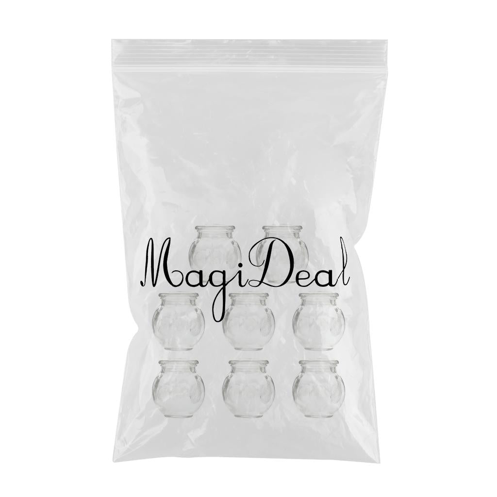 Professional 8pcs Glass Cupping Therapy Set Jars Glass Fire Cupping No.2