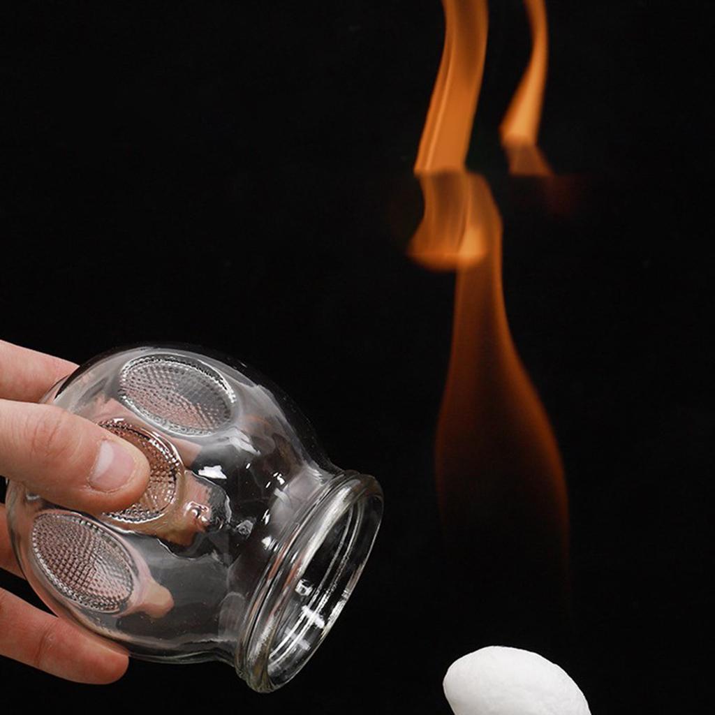 Professional 8pcs Glass Cupping Therapy Set Jars Glass Fire Cupping No.2