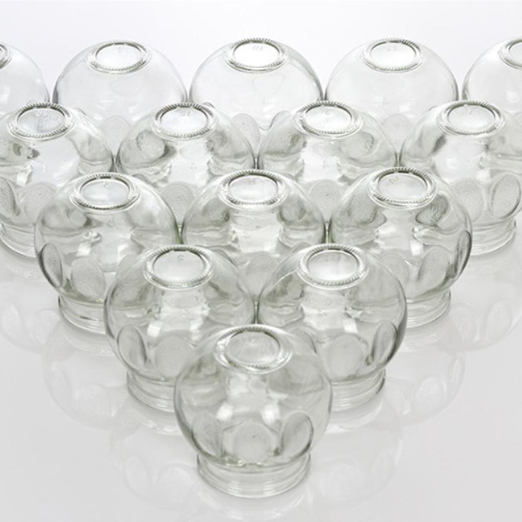 Professional 8pcs Glass Cupping Therapy Set Jars Glass Fire Cupping No.5