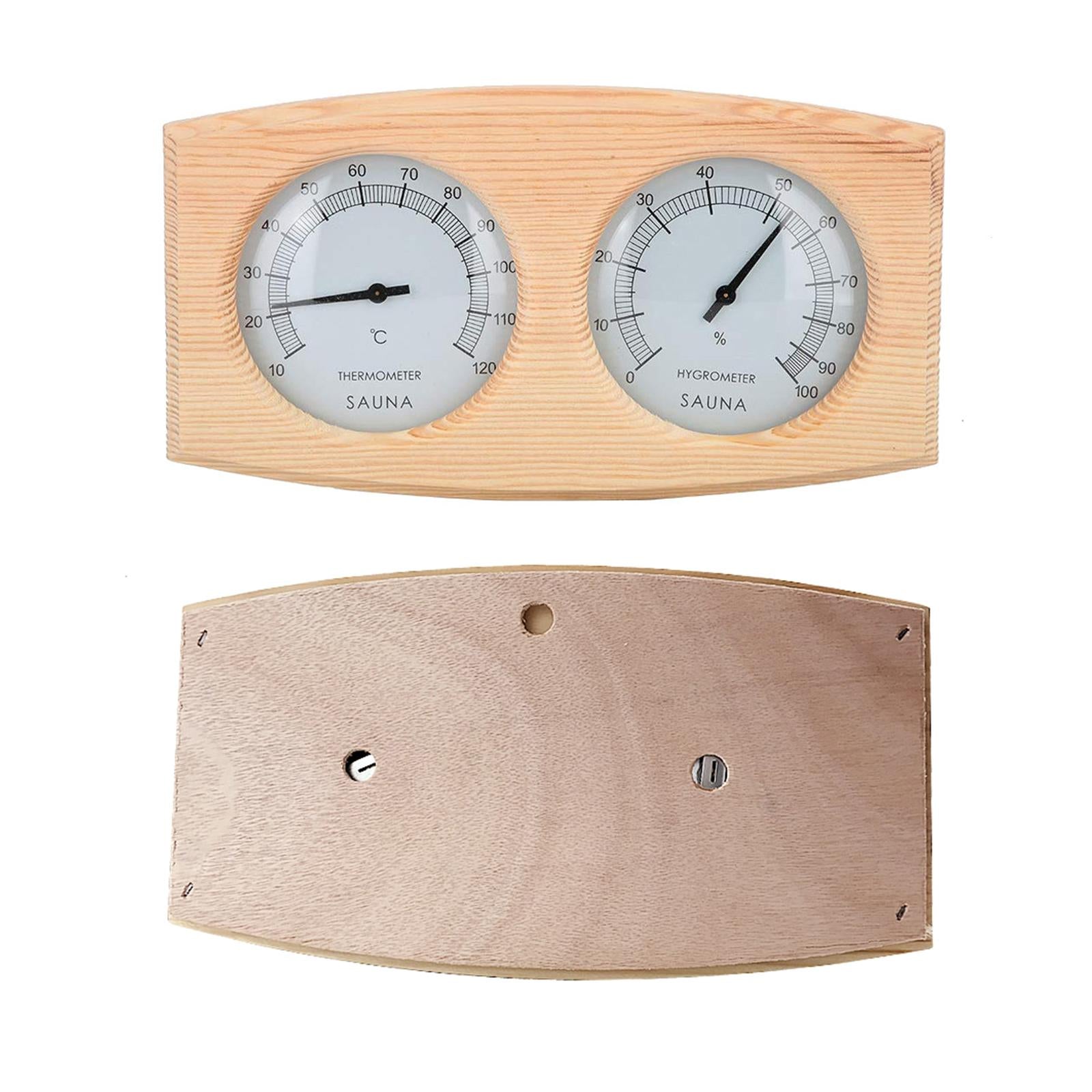 2in1 Portable Wall Mounted Sauna Thermometer Hygrothermograph Sauna Tools