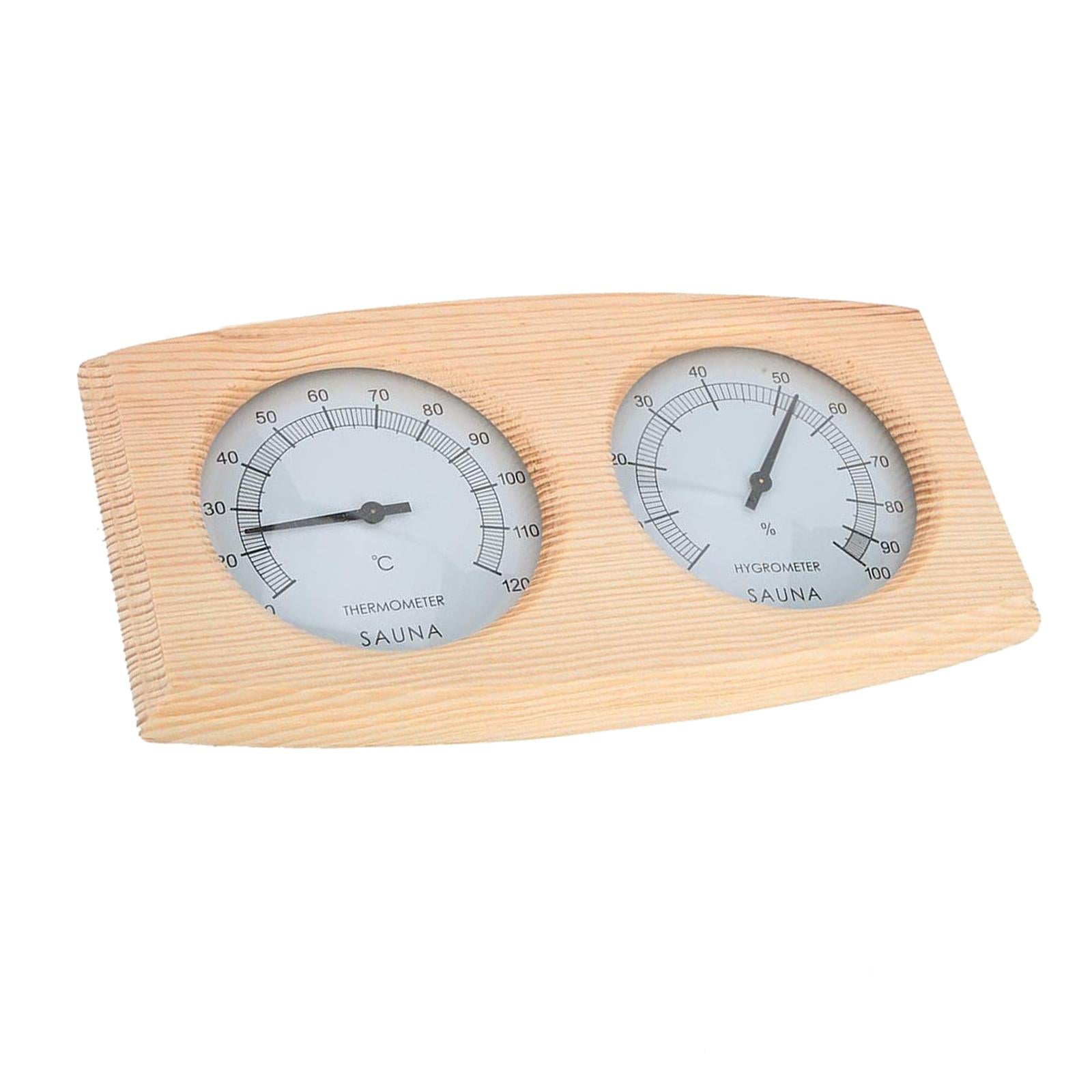 2in1 Portable Wall Mounted Sauna Thermometer Hygrothermograph Sauna Tools
