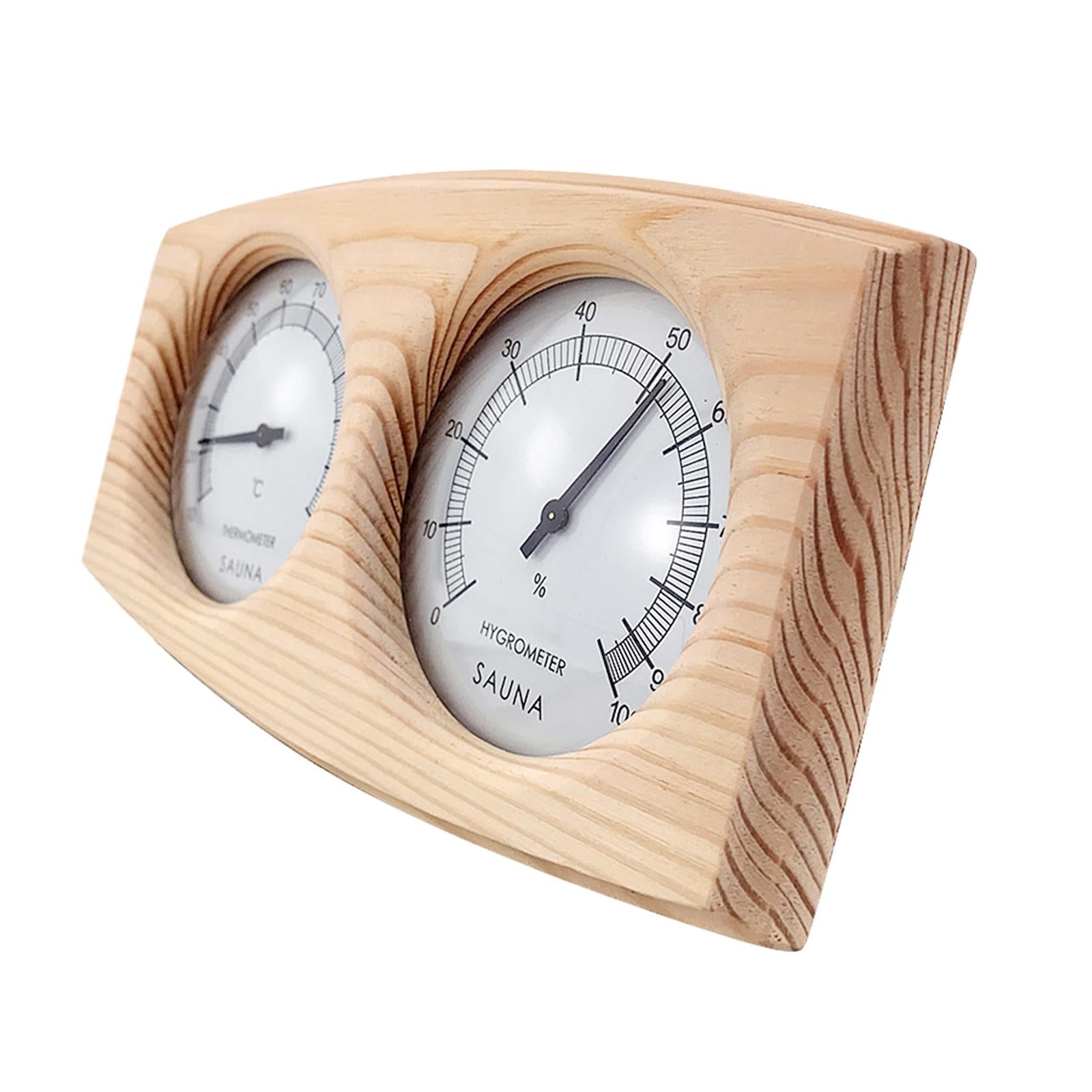 2in1 Portable Wall Mounted Sauna Thermometer Hygrothermograph Sauna Tools