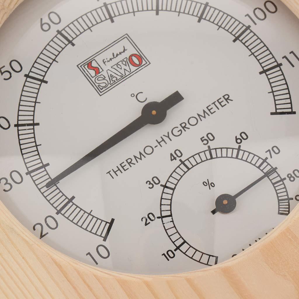 2in1 Wood Thermometer Hygrometer Sauna Room Equipment Sauna Accessories
