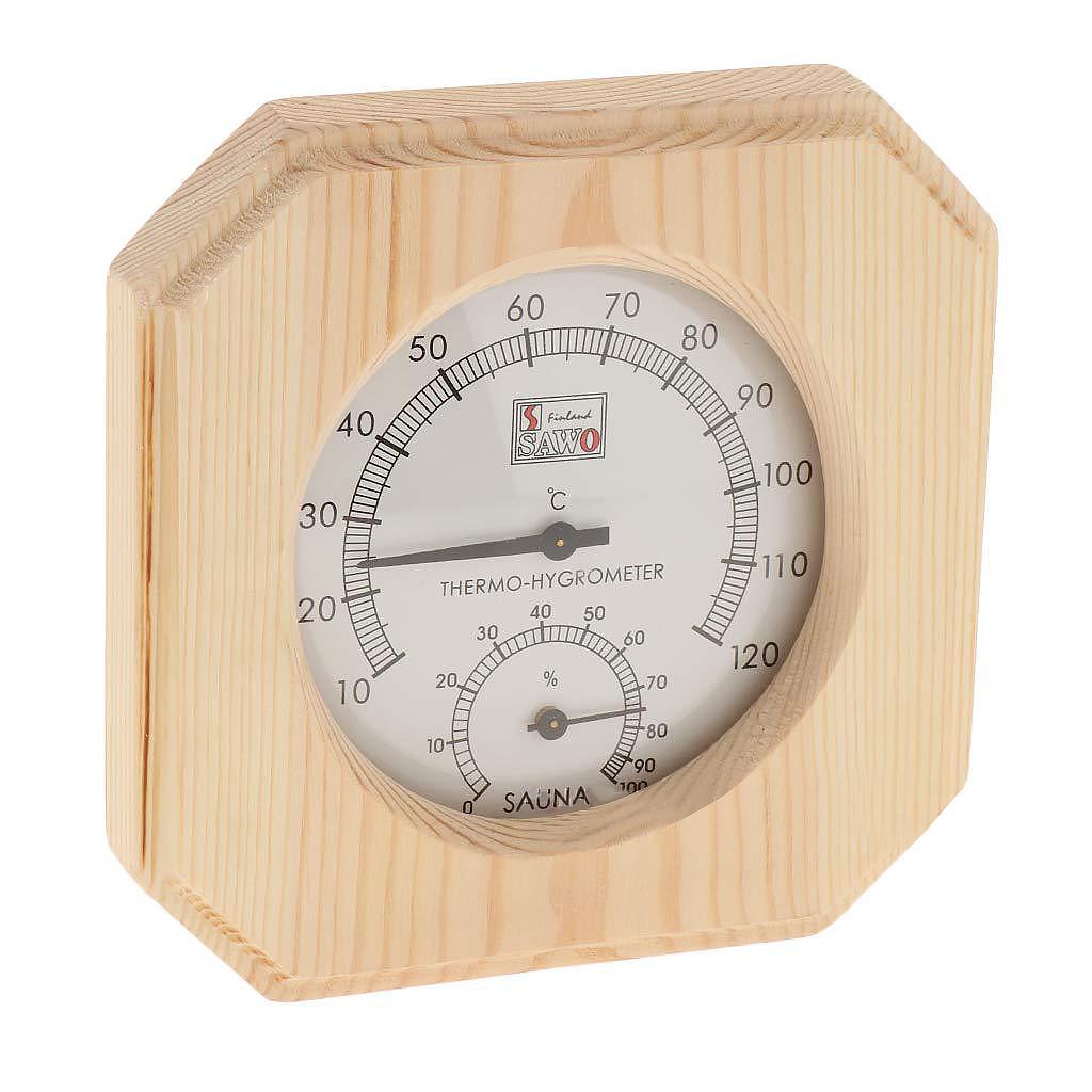2in1 Wood Thermometer Hygrometer Sauna Room Equipment Sauna Accessories