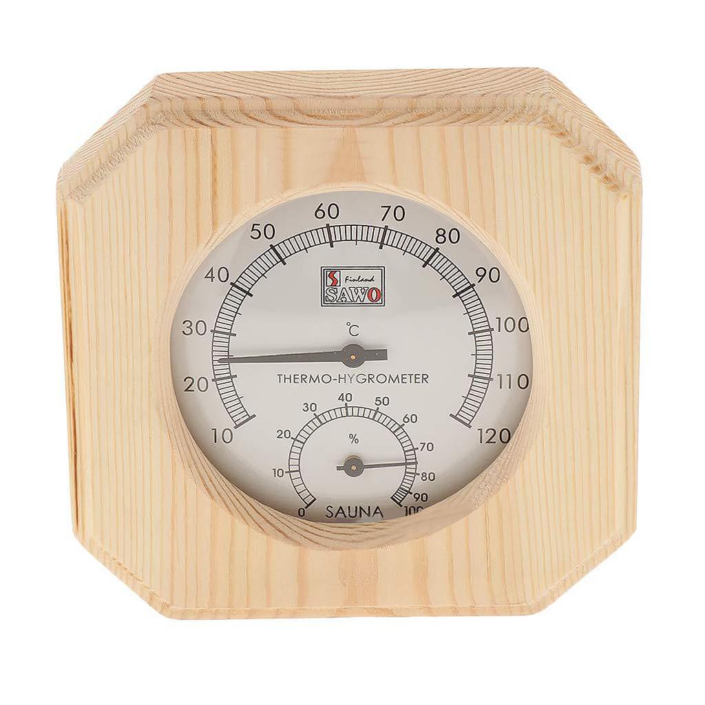 2in1 Wood Thermometer Hygrometer Sauna Room Equipment Sauna Accessories
