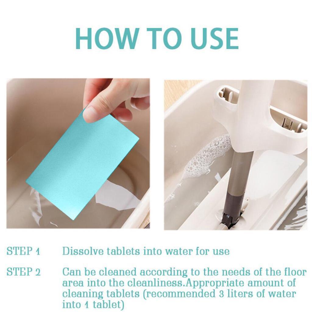 High-Efficient Cleaning Sheet for Wooden Floor Tiles Deodorize Dirt 30Pcs