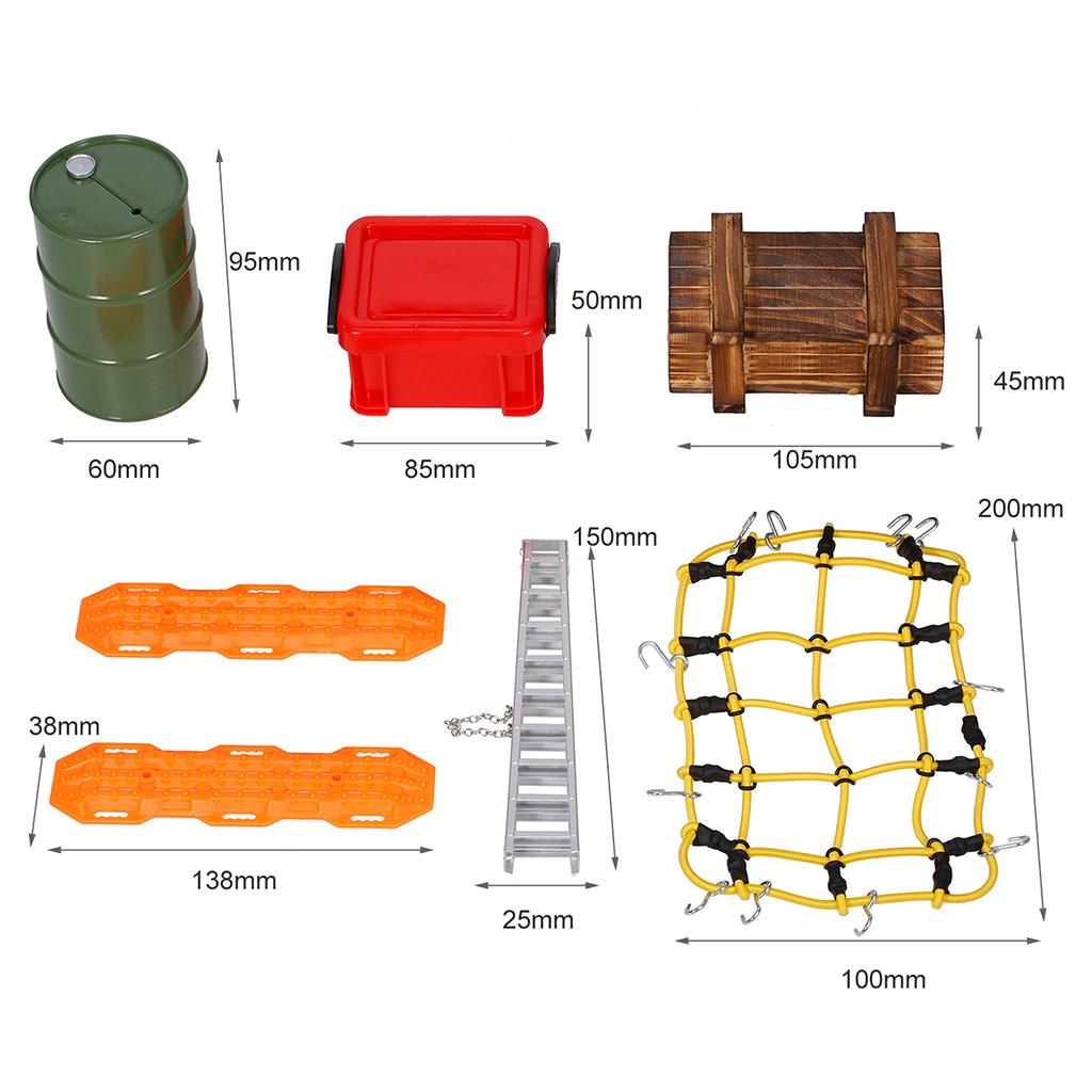 RC Car Simulation Luggage Case for TRX4 SCX10 90046 90047 MST Jimny VS4 A