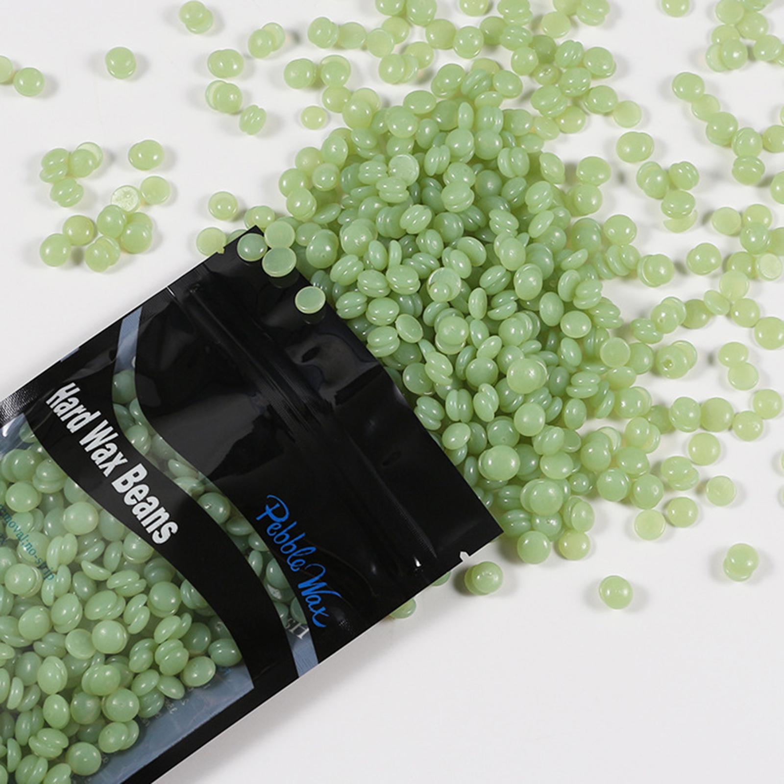 Hard Wax Beads 100g Hair Wax Wax Beans No Strip Hair Removal Kit Green