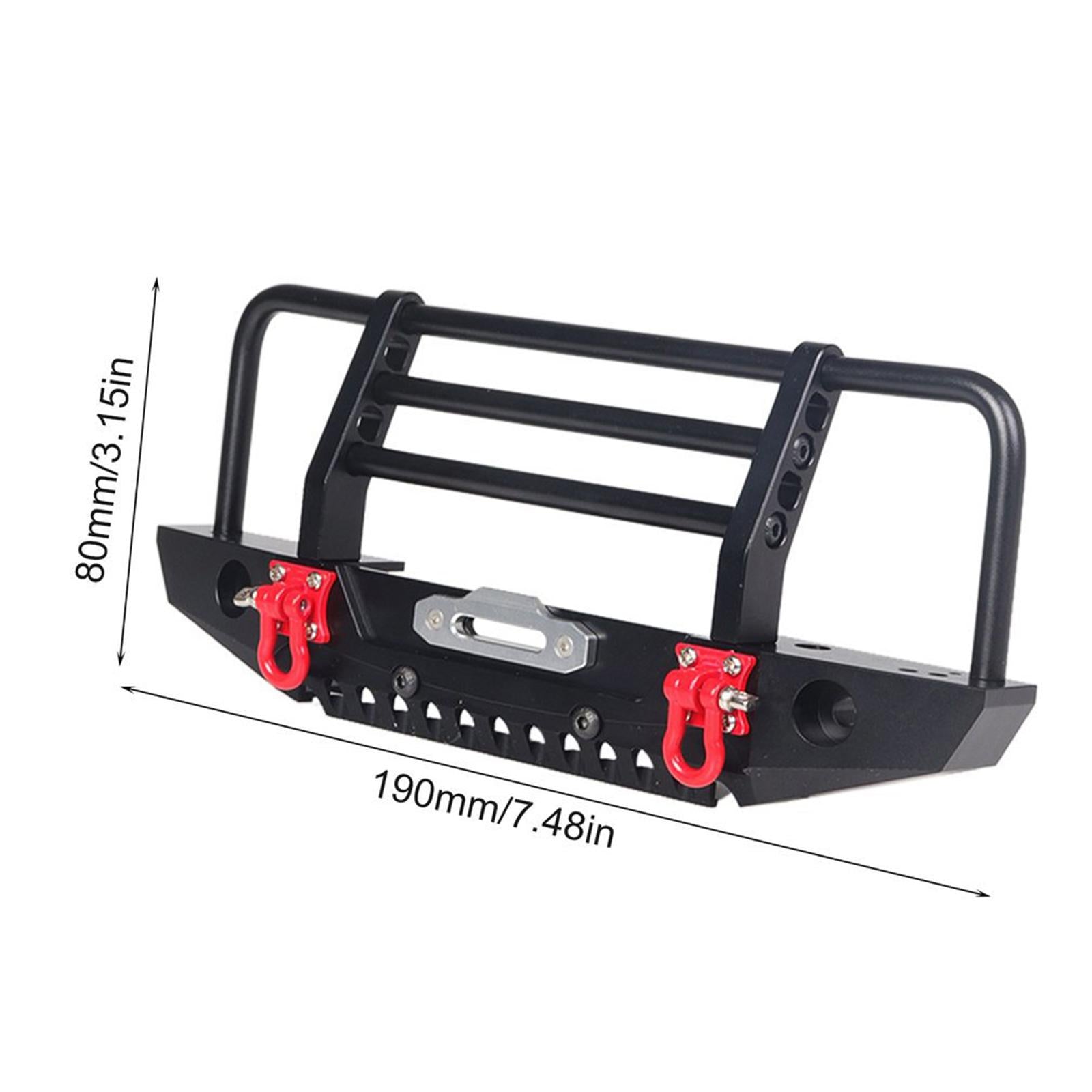 1:10 RC Crawler Metal Anticollision Front Bumper for Parts