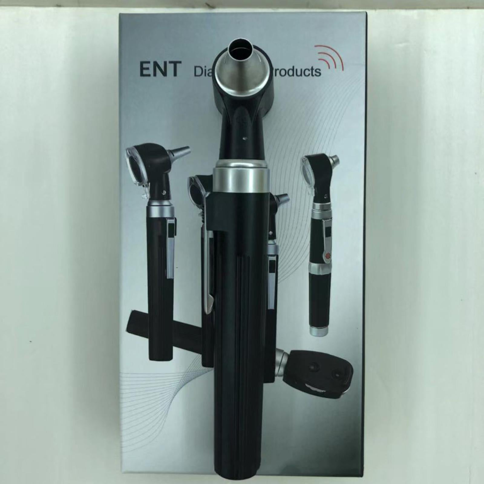 New Mini Diagnostic Ear Otoscope Instruments Ear Magnifier Set New Black