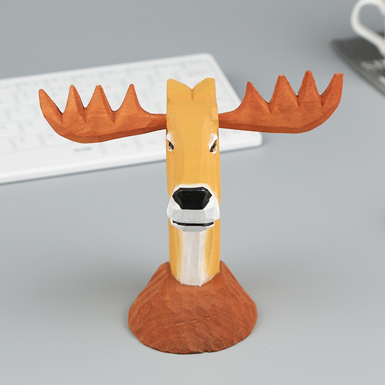 Wooden Handmade Spectacle Eyeglass Holder Animal Display Rack Deer