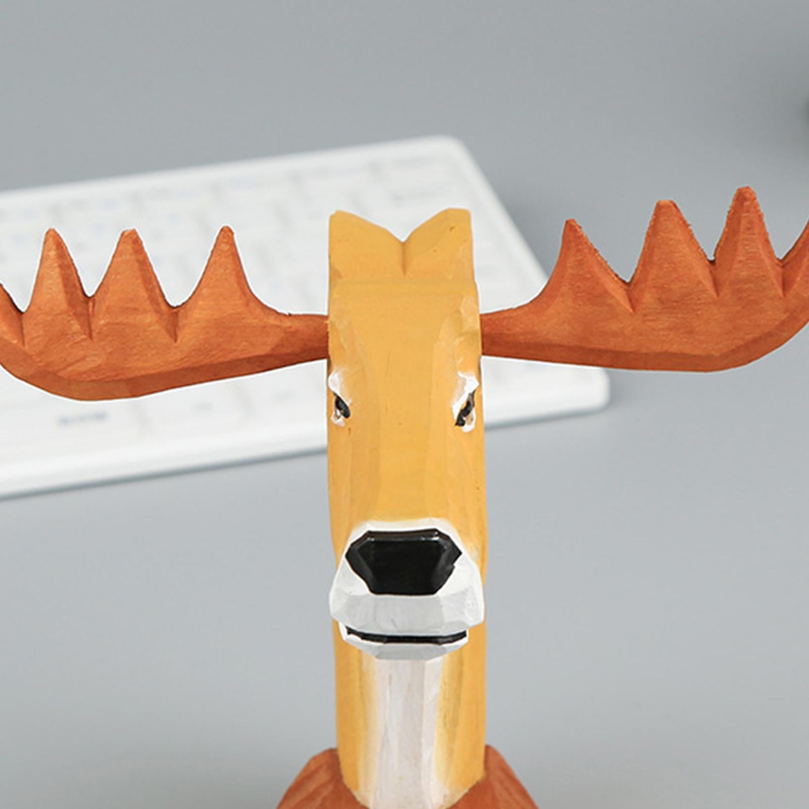 Wooden Handmade Spectacle Eyeglass Holder Animal Display Rack Deer