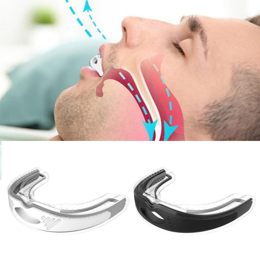 Silicone Mouth Guard Sports Mouthguard Teeth Protection for Adult No Boiling White