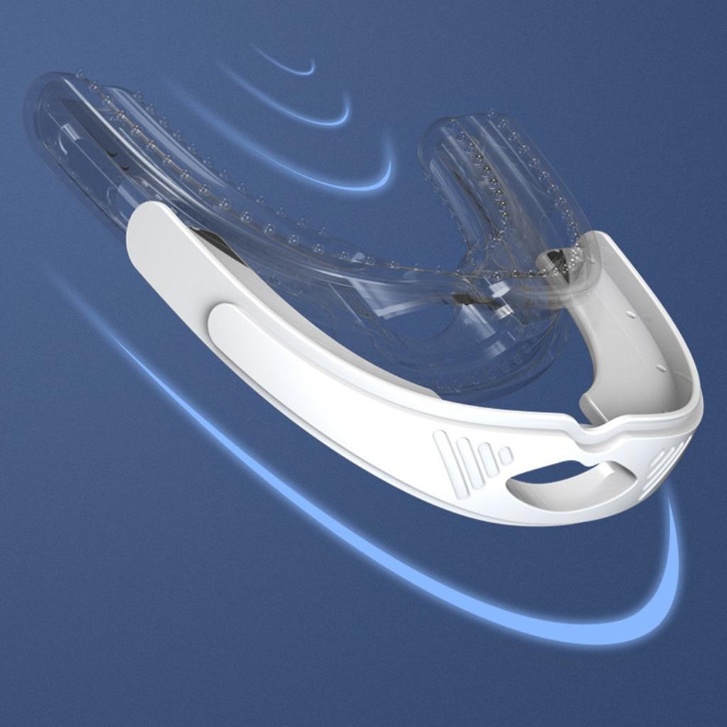 Silicone Mouth Guard Sports Mouthguard Teeth Protection for Adult No Boiling White