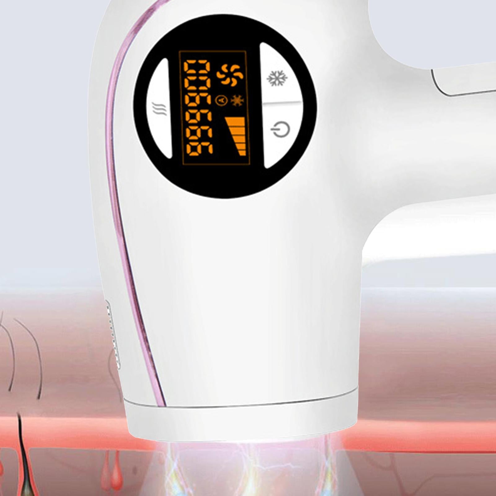 Hair Removal 2 Modes for Whole Body Face Bikini Home Use US white rose gold