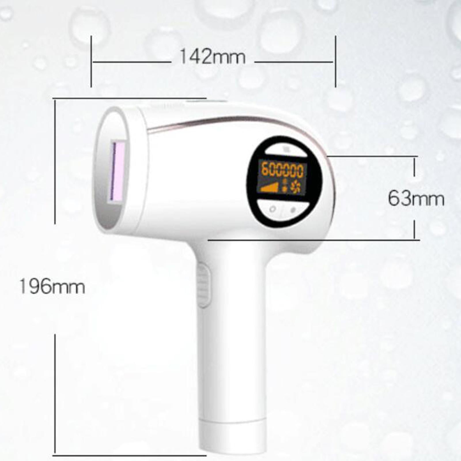 Hair Removal 2 Modes for Whole Body Face Bikini Home Use US white rose gold