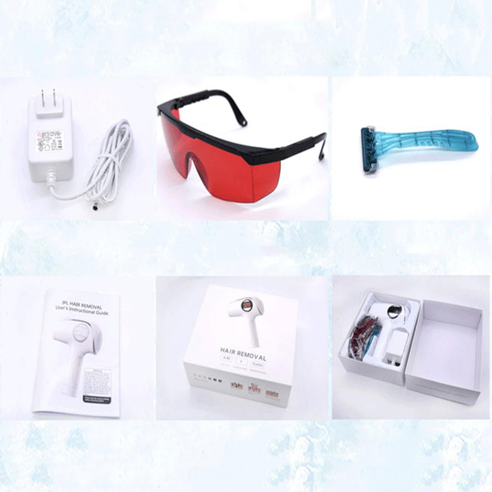 Hair Removal 2 Modes for Whole Body Face Bikini Home Use US white rose gold