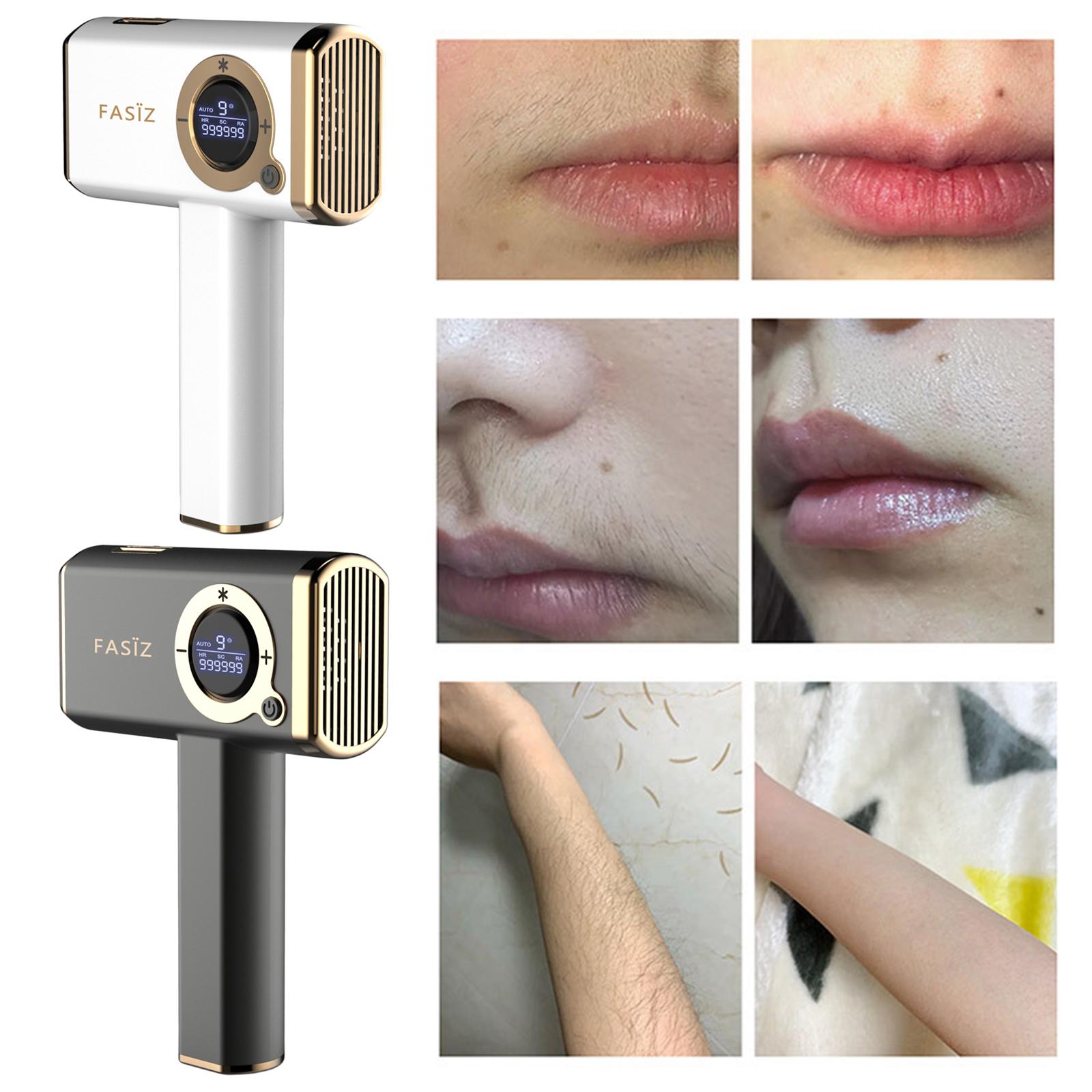 Hair Removal Laser Hair Removal for Face Leg Bikini Lip Home Use US White