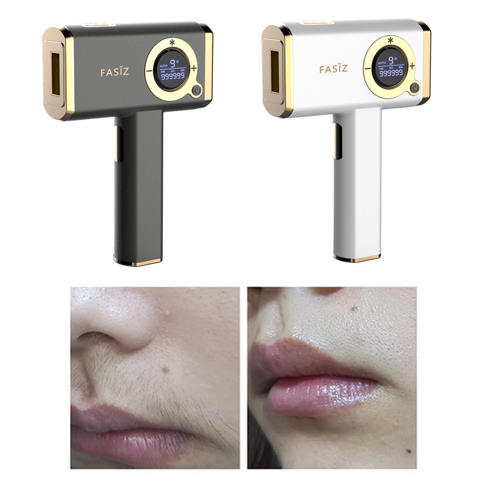 Hair Removal Laser Hair Removal for Face Leg Bikini Lip Home Use US White