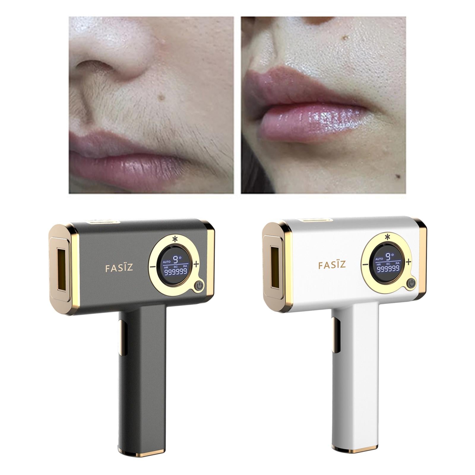 Hair Removal Laser Hair Removal for Face Leg Bikini Lip Home Use US White